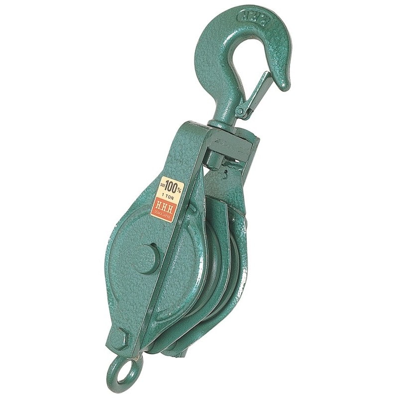 スリーエッチ 423427 100×2S HHH スナッチ ブロック #107222 1個(ご注文単位1個)【直送品】