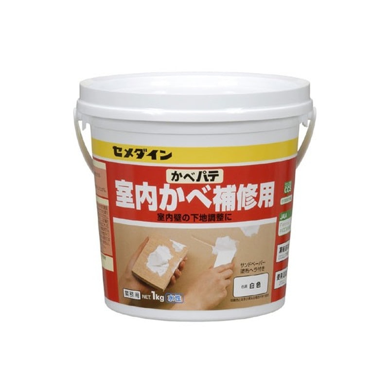 セメダイン 904647 かべパテ 1kg 箱 HC-158 1個（ご注文単位1個）【直送品】