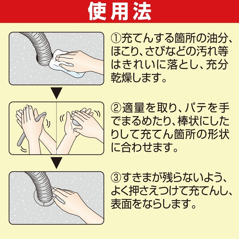 セメダイン 904232 すきまパテ 灰 200g 箱 HC-134 1個（ご注文単位1個）【直送品】