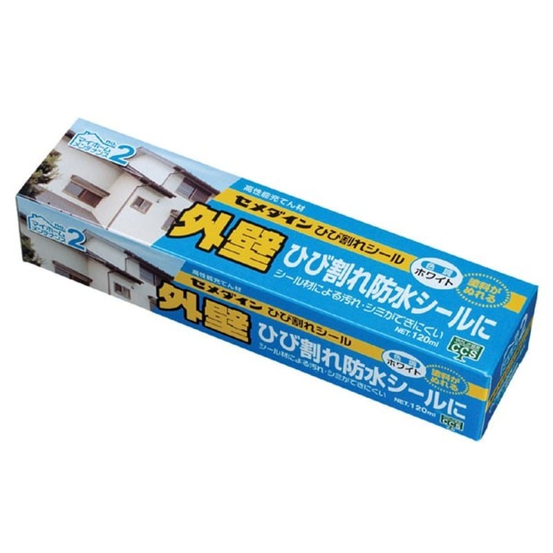 セメダイン 904565 ひび割れシール 120ml 白 SX-012 1個（ご注文単位1個）【直送品】