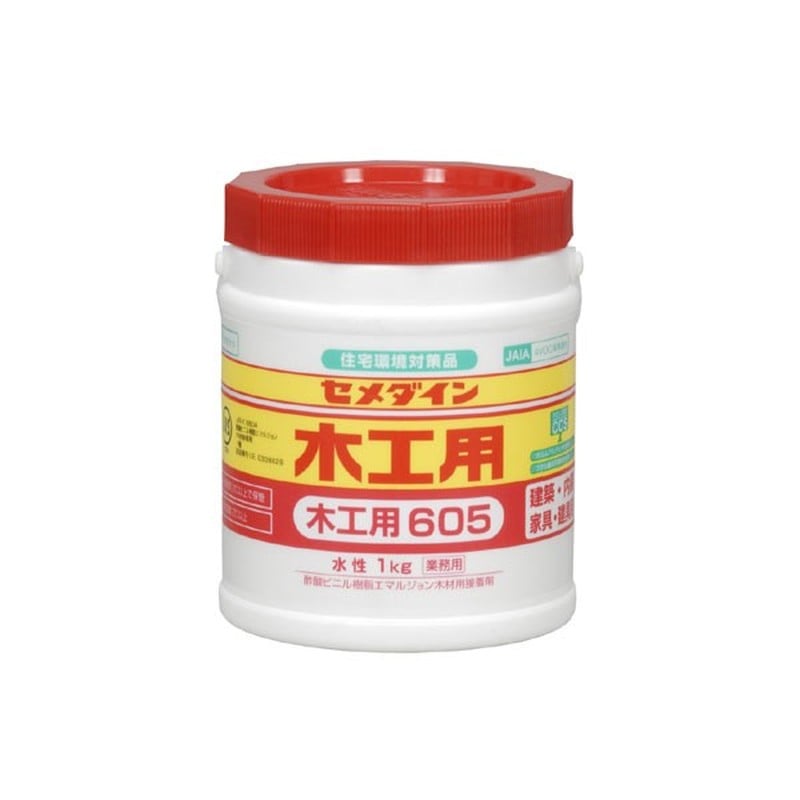 セメダイン 904402 木工用605 1kg AE-194 1個(ご注文単位1個)【直送品】