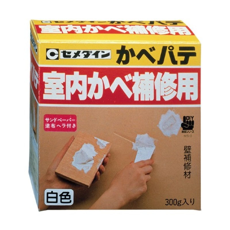 セメダイン 904230 かべパテ 300g 箱 HC-121 1個（ご注文単位1個）【直送品】