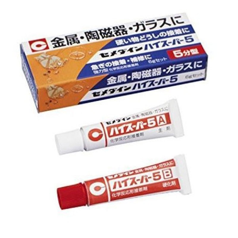 セメダイン 904065 ハイスーパー5 6gセット 箱 CA-183 1個（ご注文単位1個）【直送品】