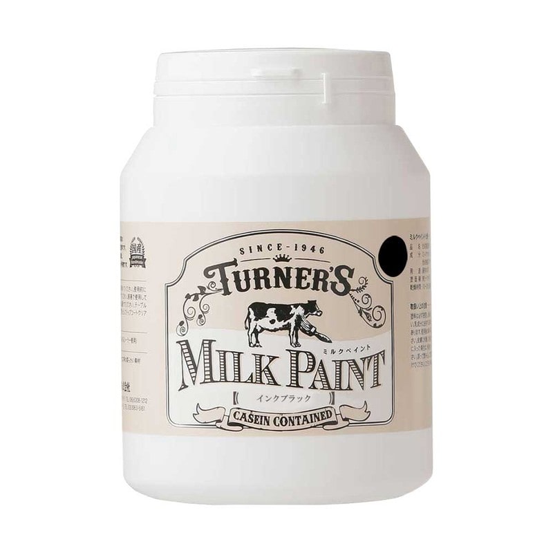 ターナー色彩 9009623 ミルクペイント インクブラック 450ML #00247671410000 1個（ご注文単位1個）【直送品】