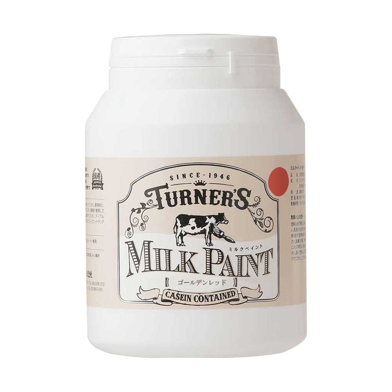 ターナー色彩 9009626 ミルクペイント ゴールデンレッド 450ML #00247671440000 1個（ご注文単位1個）【直送品】