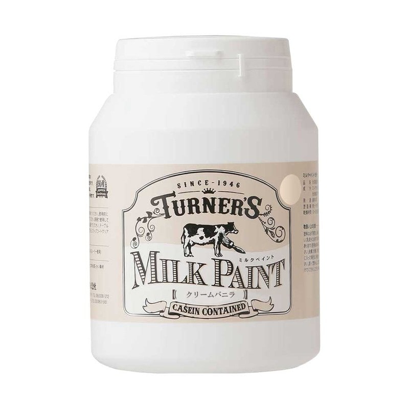 ターナー色彩 9009630 ミルクペイント クリームバニラ 450ML #00247671480000 1個(ご注文単位1個)【直送品】
