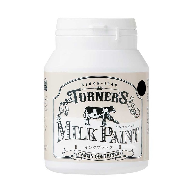 ターナー色彩 9009601 ミルクペイント インクブラック 200ML #00247670900000 1個(ご注文単位1個)【直送品】