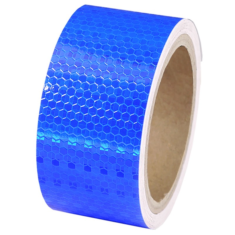 トヨミツ 4353640 高輝度反射テープ 幅50mm×全長6m ブルー BS-1266-B 1個(ご注文単位1個)【直送品】