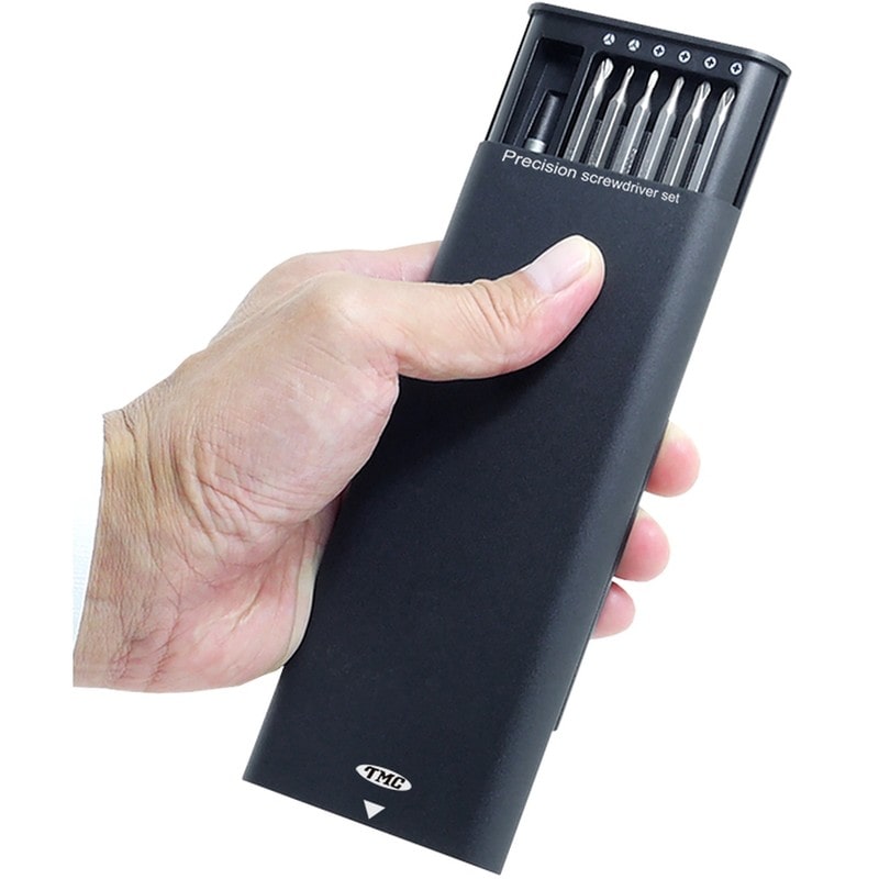 トヨミツ 438998 25PC.差替式精密ドライバーセット SD-010 1個(ご注文単位1個)【直送品】