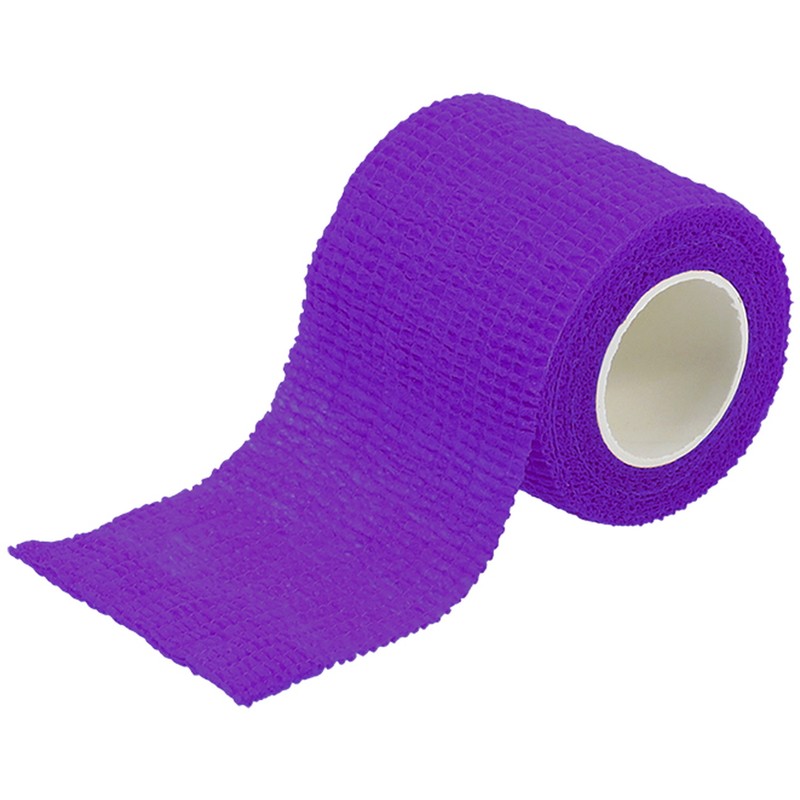 トヨミツ 4353646 伸縮カラーテープ パープル BS-1269-PL 1個（ご注文単位1個）【直送品】