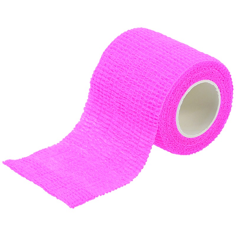 トヨミツ 4353650 伸縮カラーテープ ピンク BS-1269-PK 1個(ご注文単位1個)【直送品】