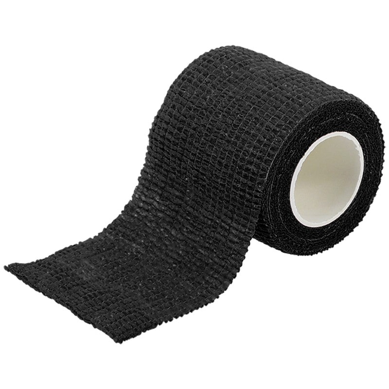 トヨミツ 4353653 伸縮カラーテープ ブラック BS-1269-BK 1個（ご注文単位1個）【直送品】