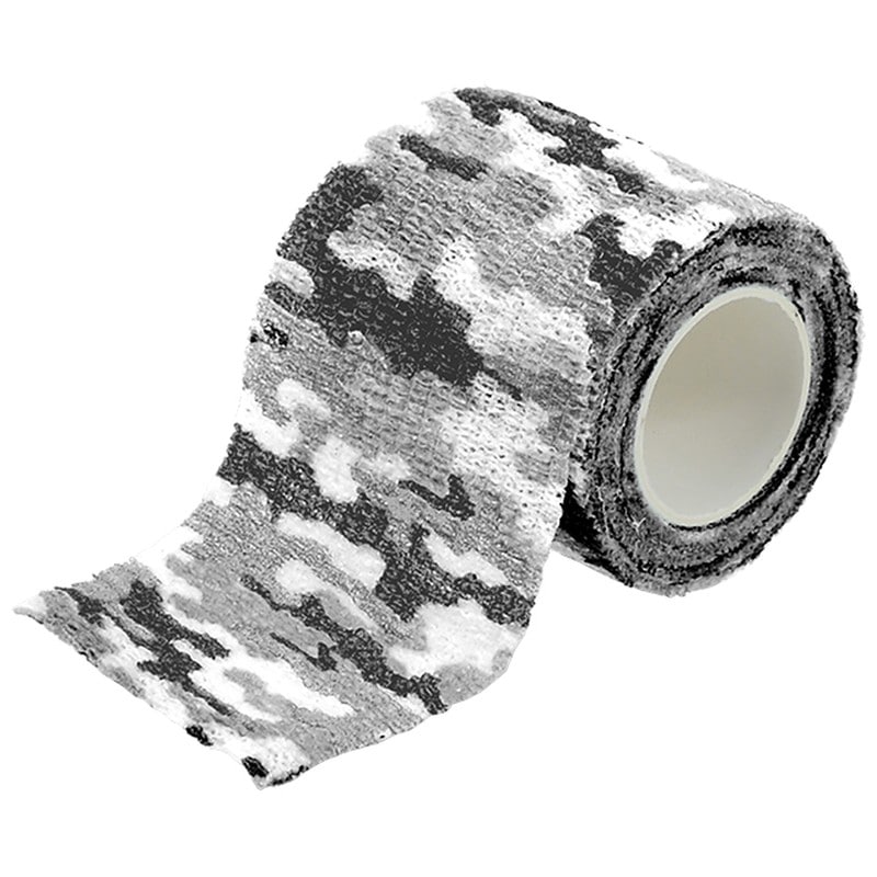 トヨミツ 4353655 伸縮カラーテープ スノーカモフラージュ BS-1269-CS 1個(ご注文単位1個)【直送品】