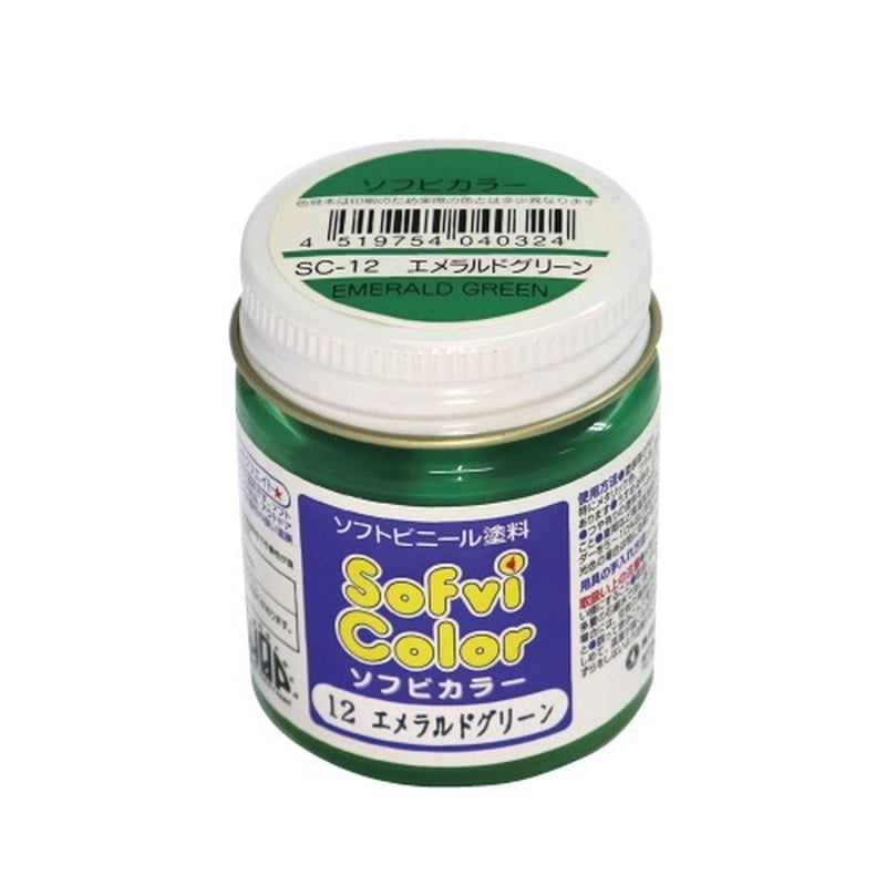 ナガシマ 9033481 SC-12 ソフビカラーエメラルドGN 30cc 1個（ご注文単位1個）【直送品】