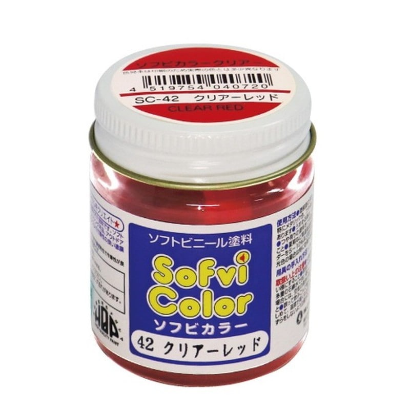 ナガシマ 9033506 ナガシマSC-42ソフビカラークリアーRD30cc 1個(ご注文単位1個)【直送品】