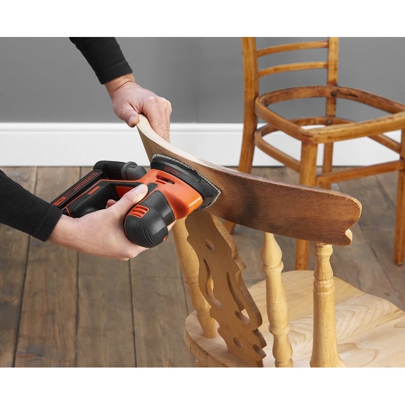 ブラック&デッカー 3190015 B&D コードレスマウスサンダー 本体のみ BDCDS18B-JP 1個(ご注文単位1個)【直送品】