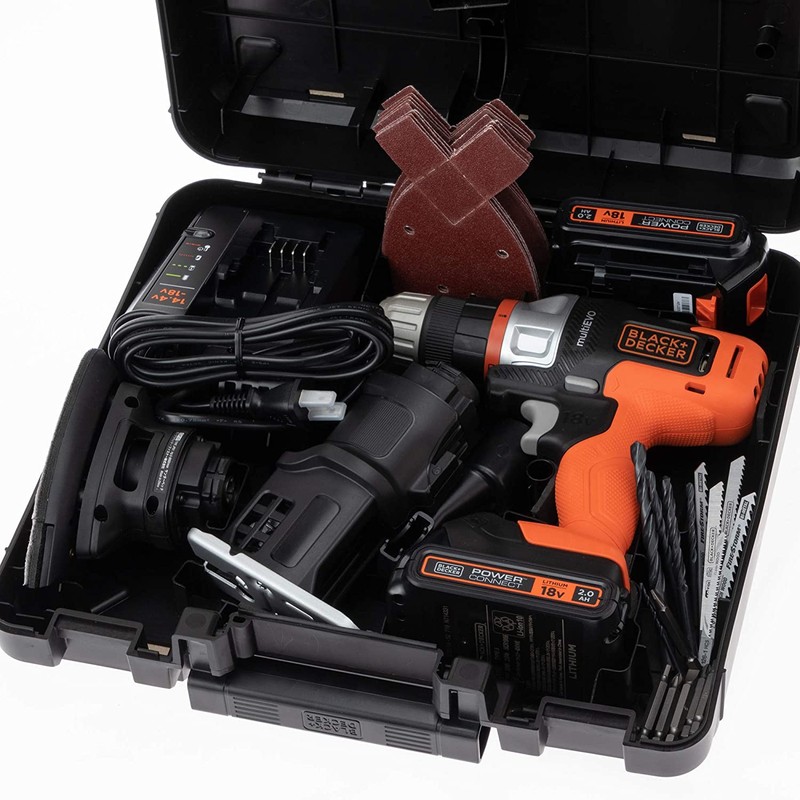 ブラック&デッカー 3190013 B&D 18Vマルチツールベーシック EVO185B1-JP 1個(ご注文単位1個)【直送品】