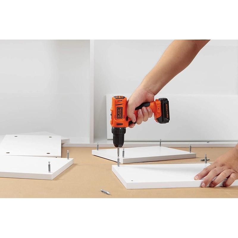 ブラック&デッカー 3190040 B&D コードレスドリルドライバー BDD12-JP 1個(ご注文単位1個)【直送品】