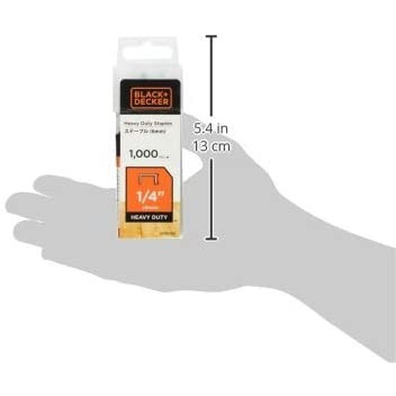 ブラック&デッカー 3190032 B&DBDCT12UB用ステープル1000入6mm BDTRA704T 1個（ご注文単位1個）【直送品】