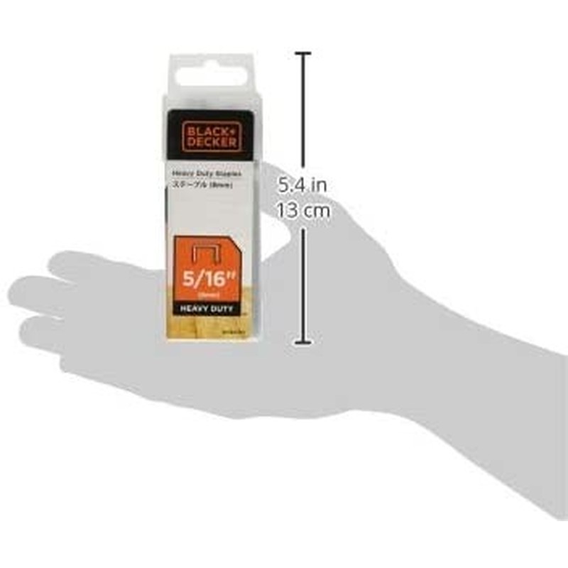 ブラック&デッカー 3190033 B&DBDCT12UB用ステープル1000入8mm BDTRA705T 1個(ご注文単位1個)【直送品】