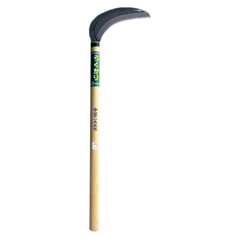 ホウネンミヤワキ 2500372 H-130-7 らくかり中厚鎌 左用 1個（ご注文単位1個）【直送品】