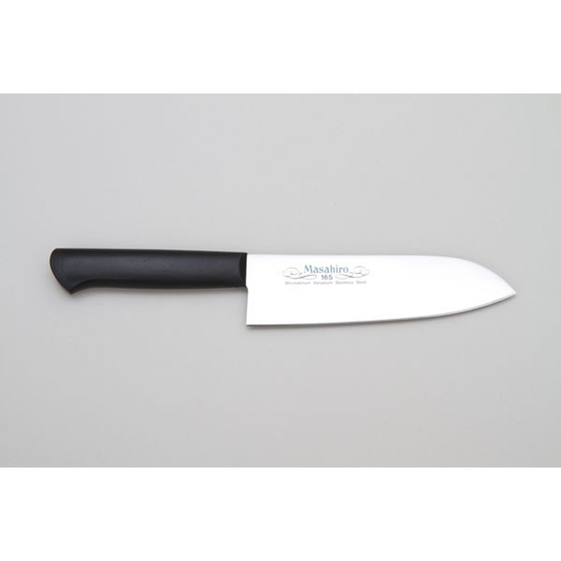 マサヒロ 238852 正広 MV-P三徳型165mm黒 #14323 1個（ご注文単位1個）【直送品】