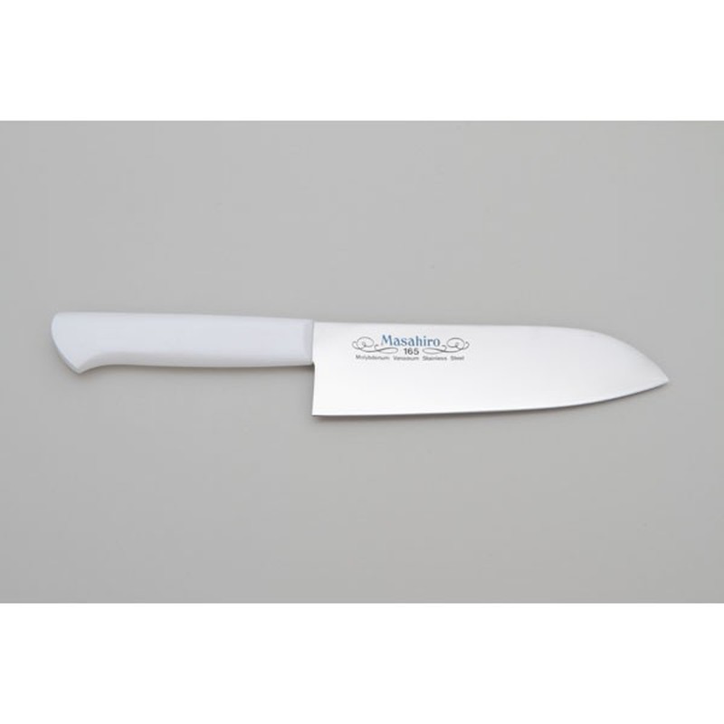 マサヒロ 238893 正広 MV-P 三徳165mm白 #14623 1個（ご注文単位1個）【直送品】