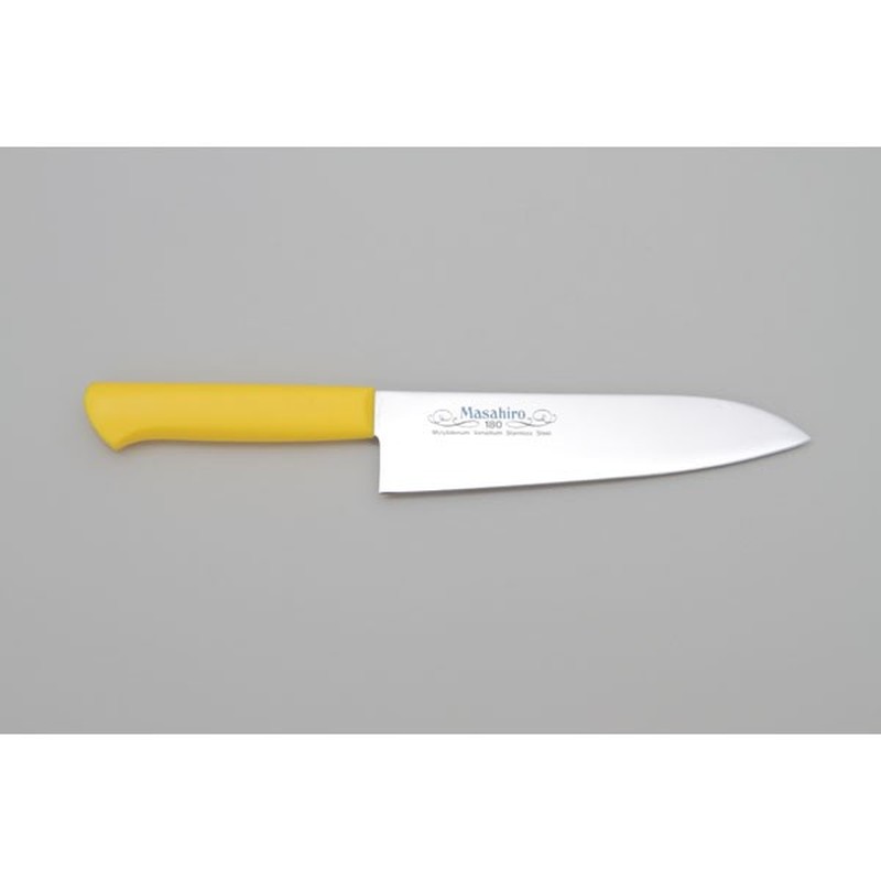 マサヒロ 238898 正広 MV-P牛刀180mm黄 #14710 1個（ご注文単位1個）【直送品】