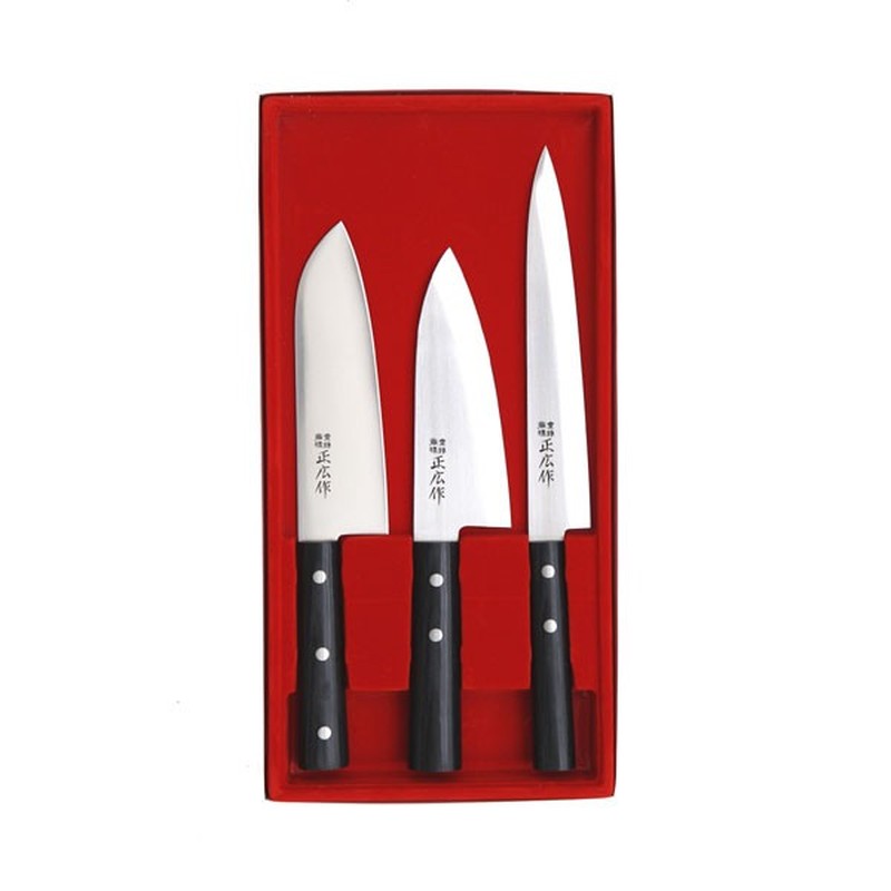 マサヒロ 238175 正広作 ステン丸柄 三出刺 #11535 1個（ご注文単位1個）【直送品】