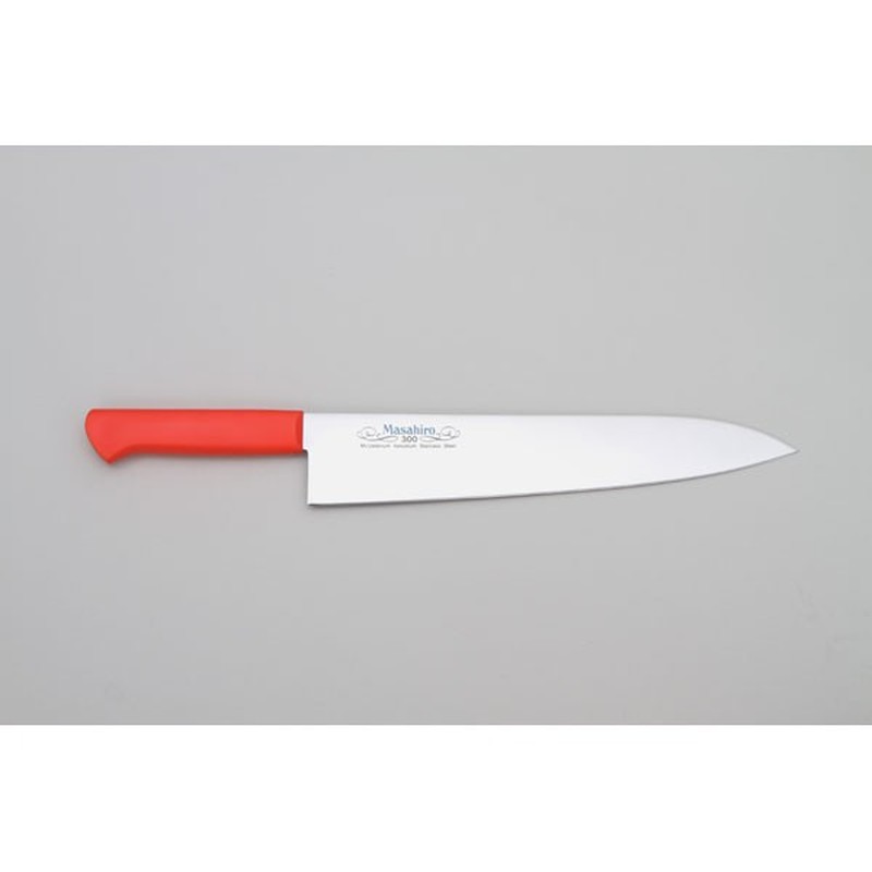 マサヒロ 238861 正広 MV-P 牛刀300mm赤 #14414 1個（ご注文単位1個）【直送品】