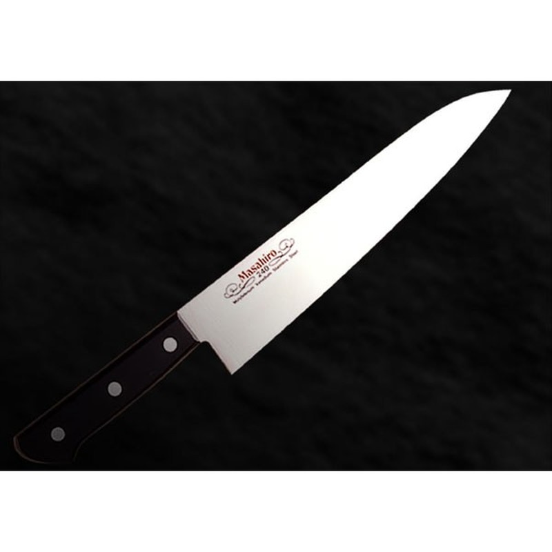 マサヒロ 238084 正広作 MV黒合板 牛刀240mm #14012 1個(ご注文単位1個)【直送品】