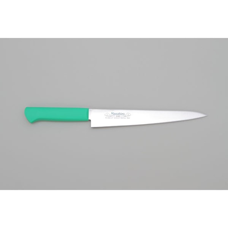 マサヒロ 238874 正広 MV-P 筋引240mm緑 #14517 1個（ご注文単位1個）【直送品】