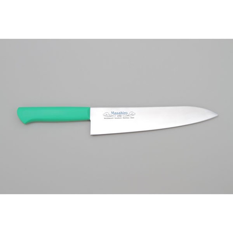 マサヒロ 238870 正広 MV-P 牛刀210mm緑 #14511 1個（ご注文単位1個）【直送品】
