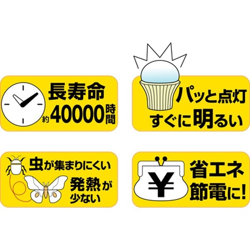 ムサシ 431305 ライテックス LB-6N LED電球6W 昼白色 1個（ご注文単位1個）【直送品】