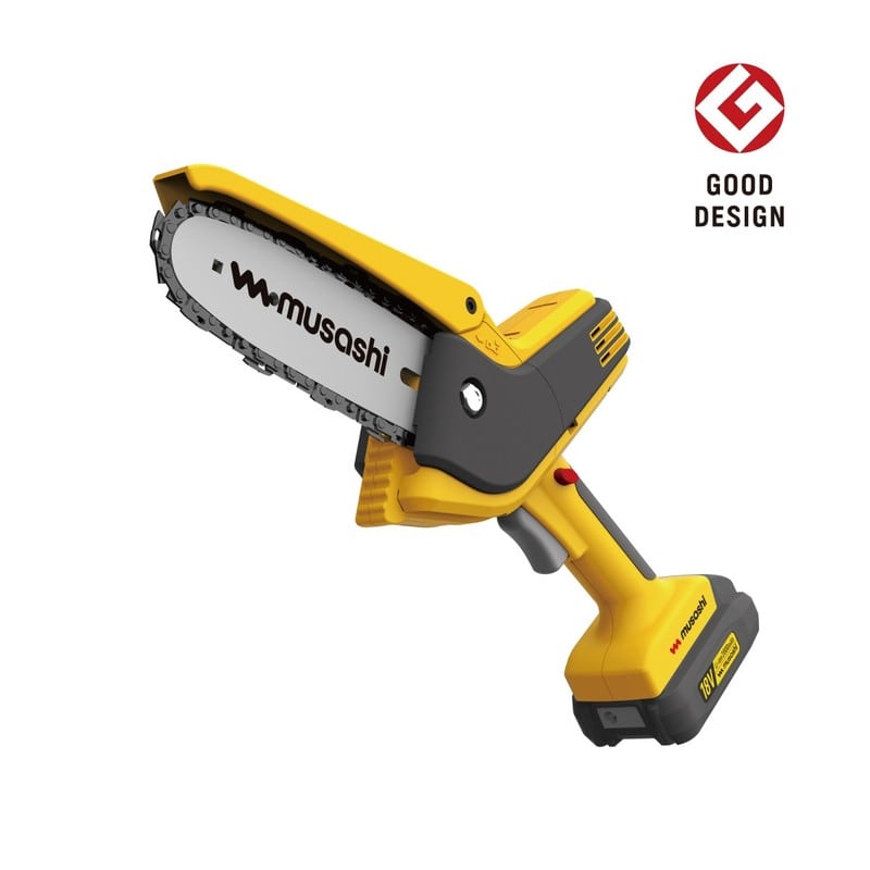 ムサシ 431525 充電式ハンディチェーンソー HCS-6000 1個（ご注文単位1個）【直送品】