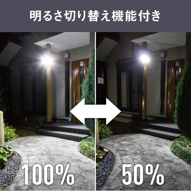 ムサシ 431498 7.5W×4灯 LEDソ-ラ-センサ-ライト S-400L 1個(ご注文単位1個)【直送品】