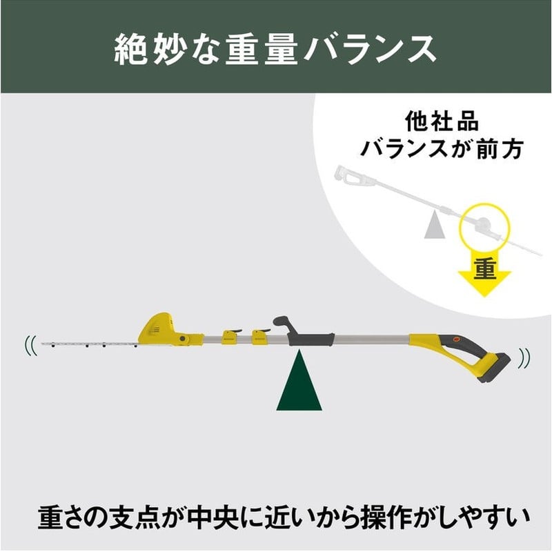 ムサシ 317063 ムサシPL-5001充電式ポールバリカン18V 1個(ご注文単位1個)【直送品】