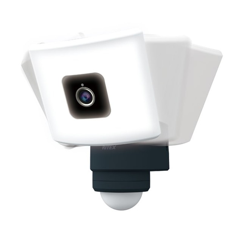 ムサシ 431521 C-AC1020TA20W追尾LEDセンサ-カメラ 1個(ご注文単位1個)【直送品】