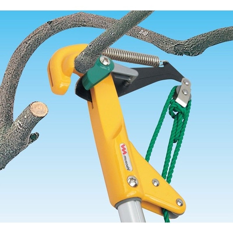 ムサシ 105042 #345 ロープ式高枝切鋏 キャッチ君Jr 1個(ご注文単位1個)【直送品】