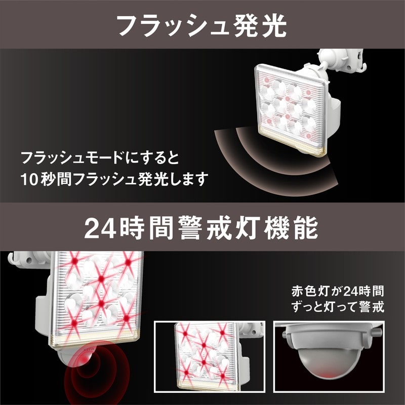 ムサシ 431109 LED-AC101512W×1灯リモコン付センサー 1個(ご注文単位1個)【直送品】