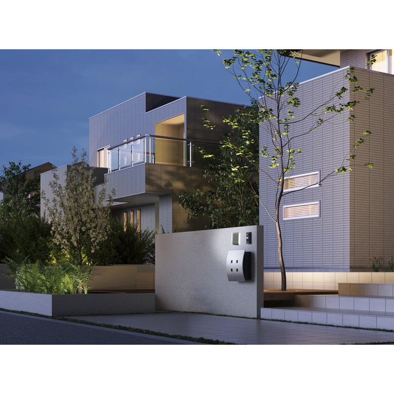 ムサシ 431456 どこでもハイブリッドソーラーライト3W 角型 SWL-HB101 1個(ご注文単位1個)【直送品】