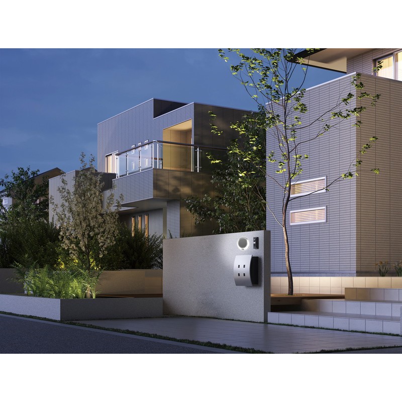 ムサシ 431457 どこでもハイブリッドソーラーライト3W 丸型 SWL-HB102 1個(ご注文単位1個)【直送品】