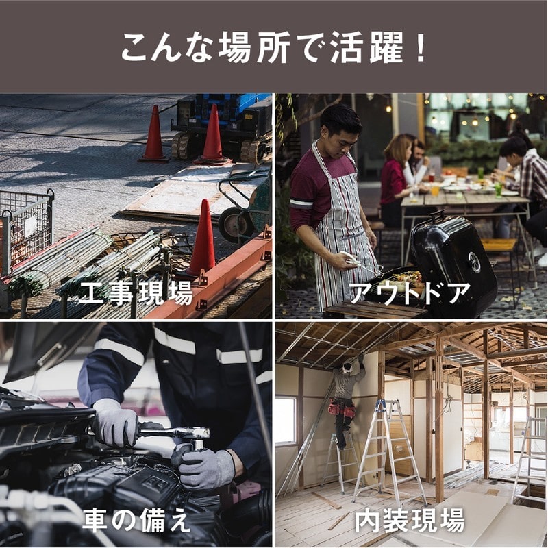 ムサシ 431274 WT-1000LEDスーパーワークライト3灯20W 1個(ご注文単位1個)【直送品】