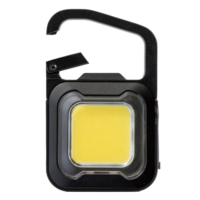 ムサシ 431455 充電式スーパーフラッシュライト6W ブラック COB-WL005BK 1個(ご注文単位1個)【直送品】