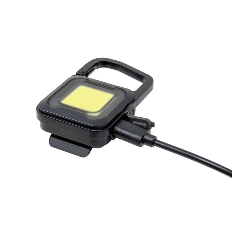 ムサシ 431455 充電式スーパーフラッシュライト6W ブラック COB-WL005BK 1個(ご注文単位1個)【直送品】