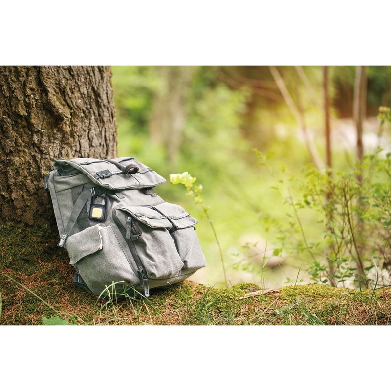 ムサシ 431455 充電式スーパーフラッシュライト6W ブラック COB-WL005BK 1個(ご注文単位1個)【直送品】