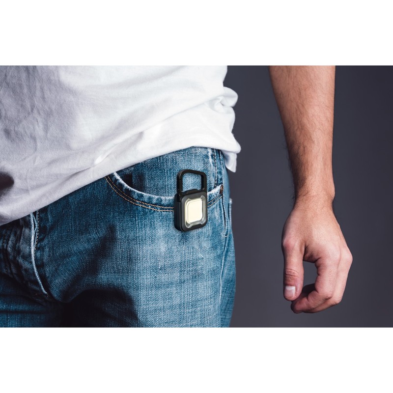 ムサシ 431455 充電式スーパーフラッシュライト6W ブラック COB-WL005BK 1個(ご注文単位1個)【直送品】