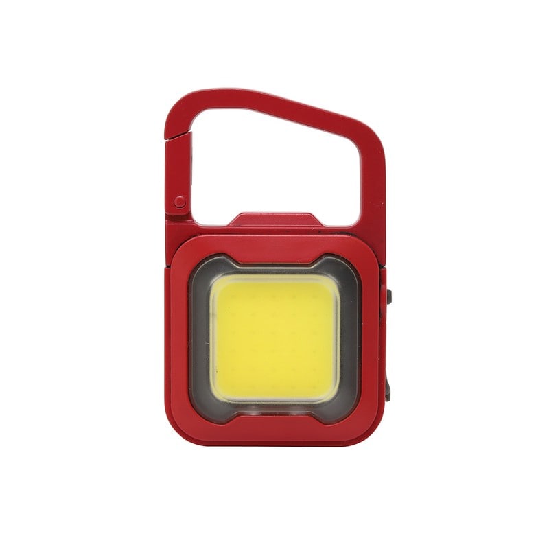 ムサシ 431467 充電式スーパーフラッシュライト6W レッド COB-WL007R 1個(ご注文単位1個)【直送品】