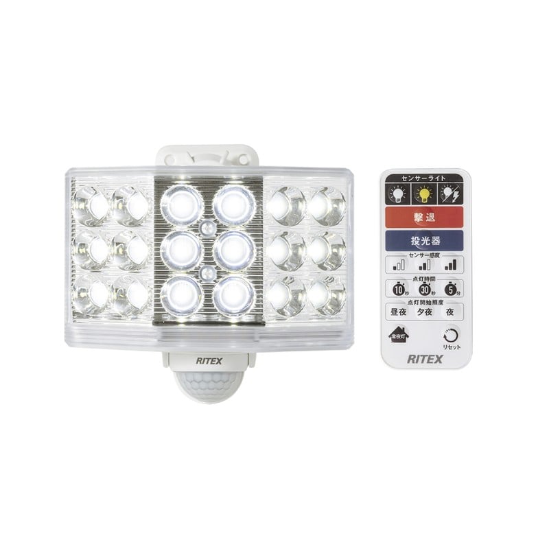 ムサシ 431106 LED-AC101818Wワイドリモコン付センサー 1個（ご注文単位1個）【直送品】