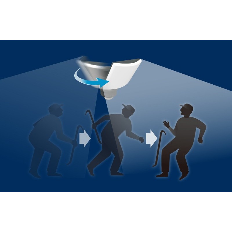 ムサシ 431484 LED-AC1017TA18W追尾式センサーライト 1個(ご注文単位1個)【直送品】